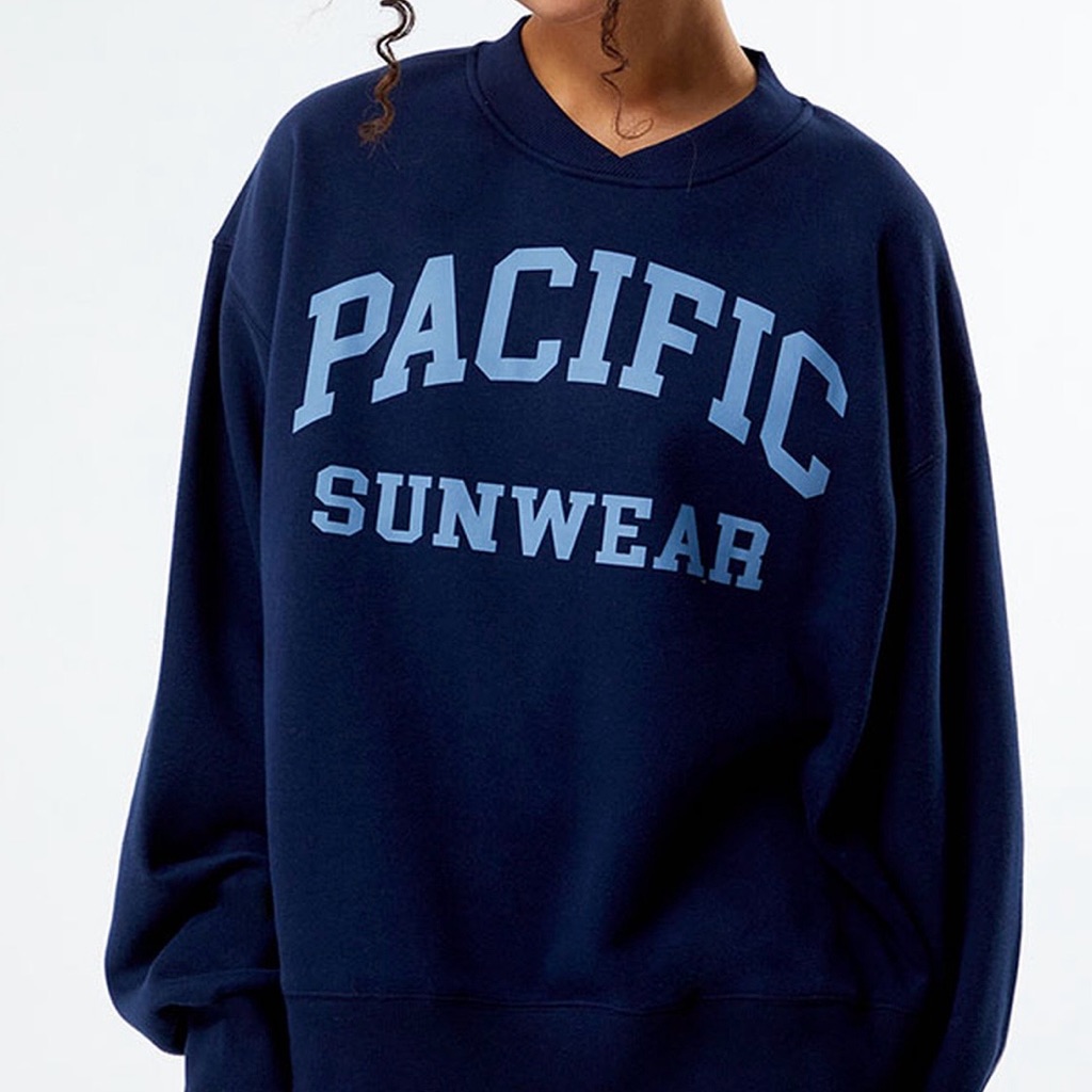 Pacsun Pacific Sunwear Varsity Crew Neck Sweatshirt